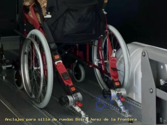 Anclajes silla de ruedas Boiro Jerez de la Frontera